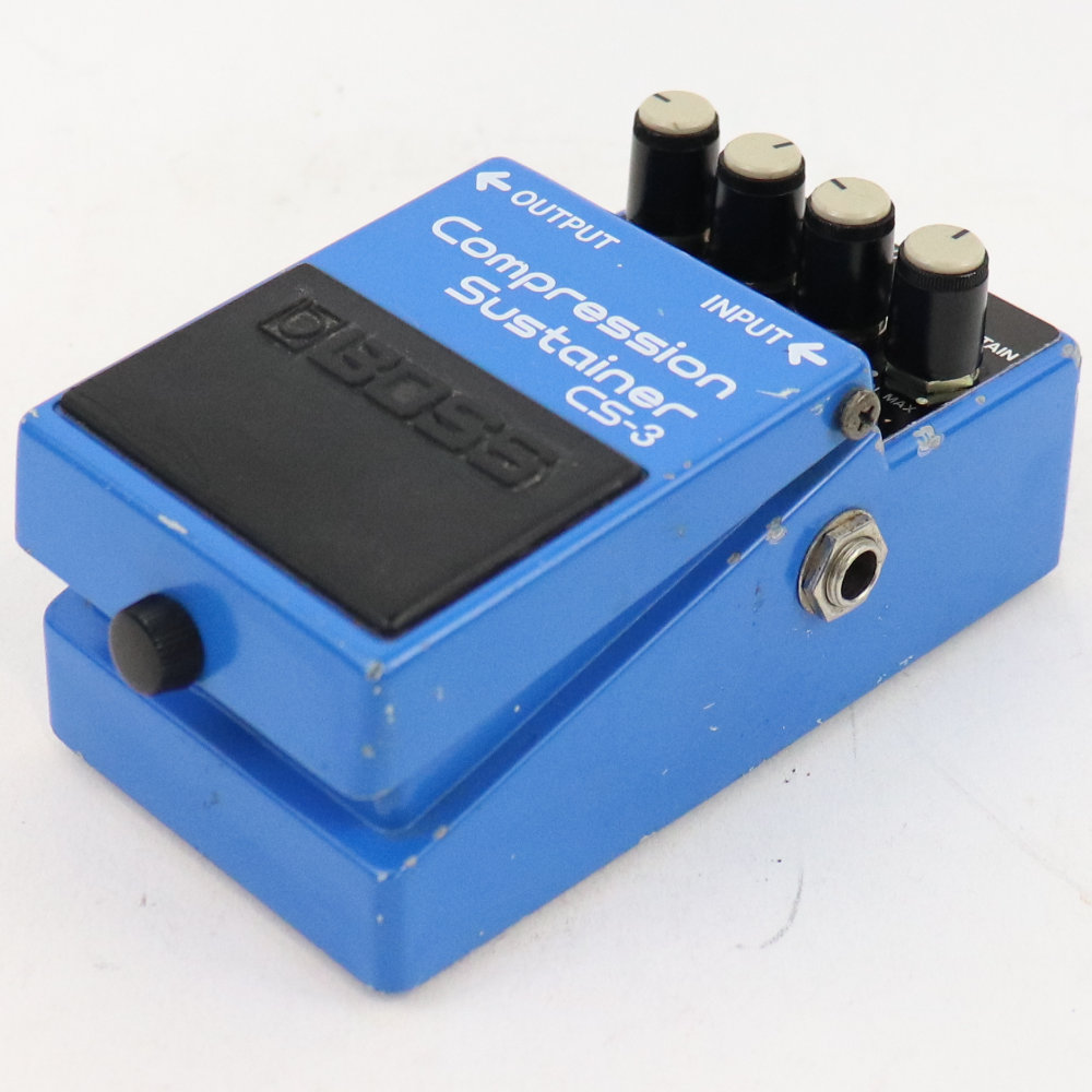 【中古】 コンプレッサー エフェクター BOSS CS-3 Compression Sustainer Made in Japan ギターエフェクター 全体