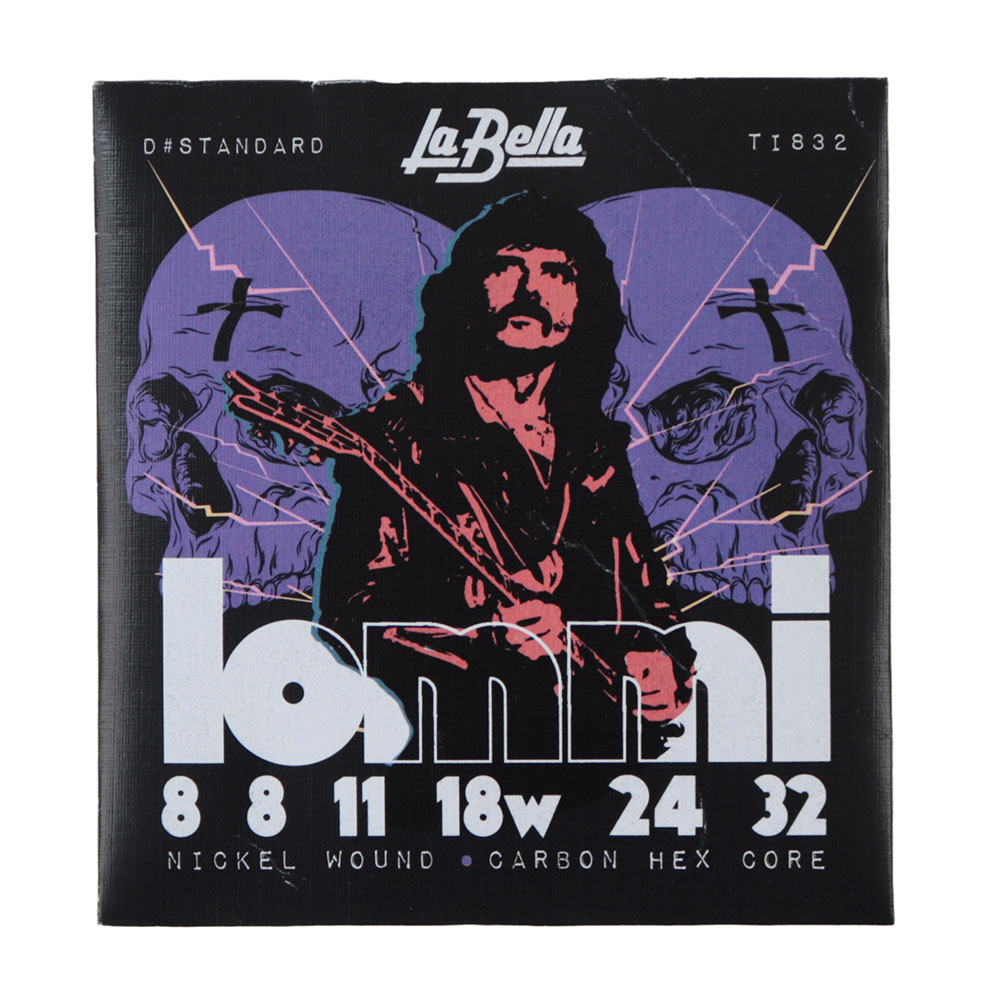 La Bella ラベラ TI832 Tony Iommi Signature Electric Guitar Strings D# Tuning 8-32 エレキギター弦