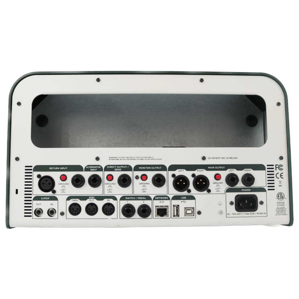 【中古】 ケンパー KEMPER PROFILING AMP HEAD WHITE プロファイリングアンプ 本体画像 裏