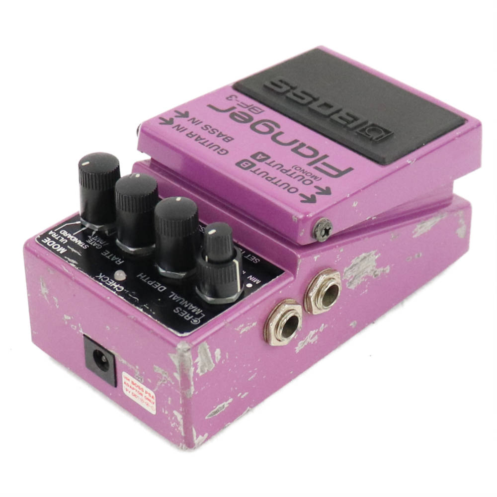 【中古】 フランジャー エフェクター BOSS BF-3 Flanger ギターエフェクター 左サイド