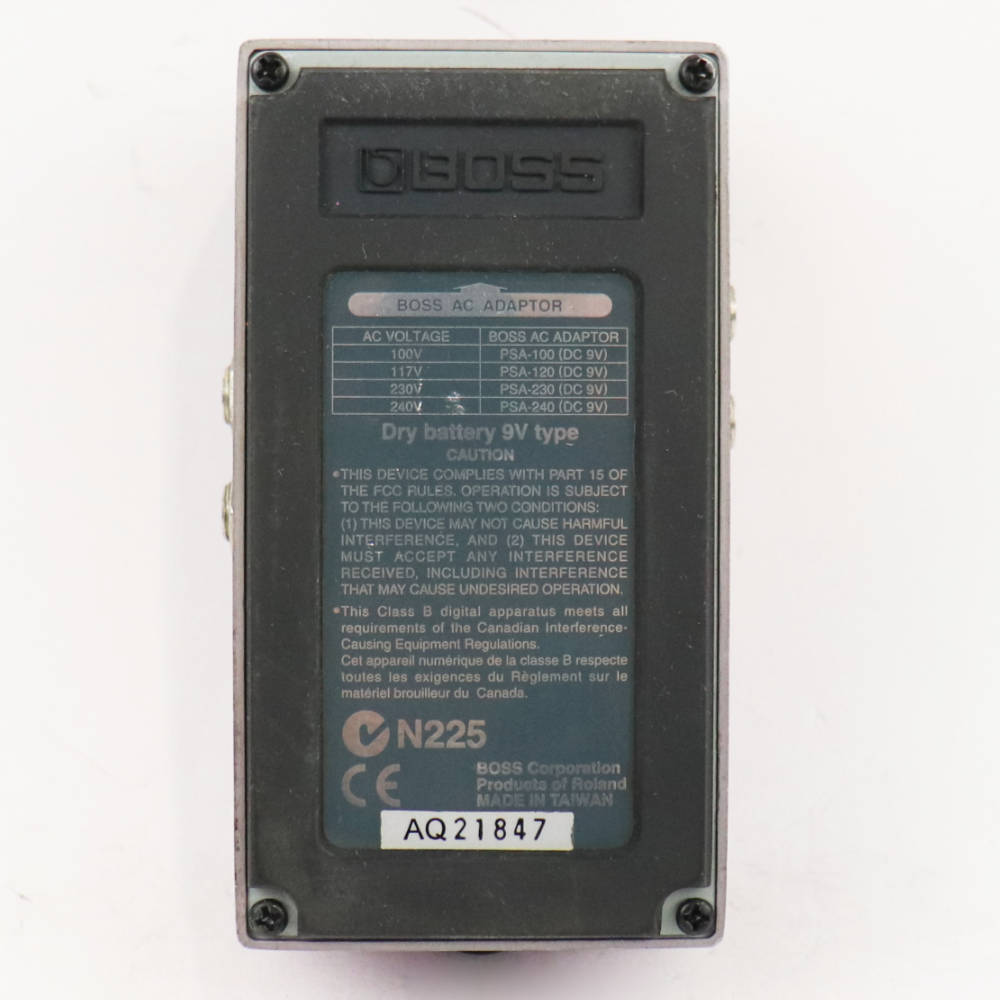 【中古】 フランジャー エフェクター BOSS BF-3 Flanger ギターエフェクター 裏面