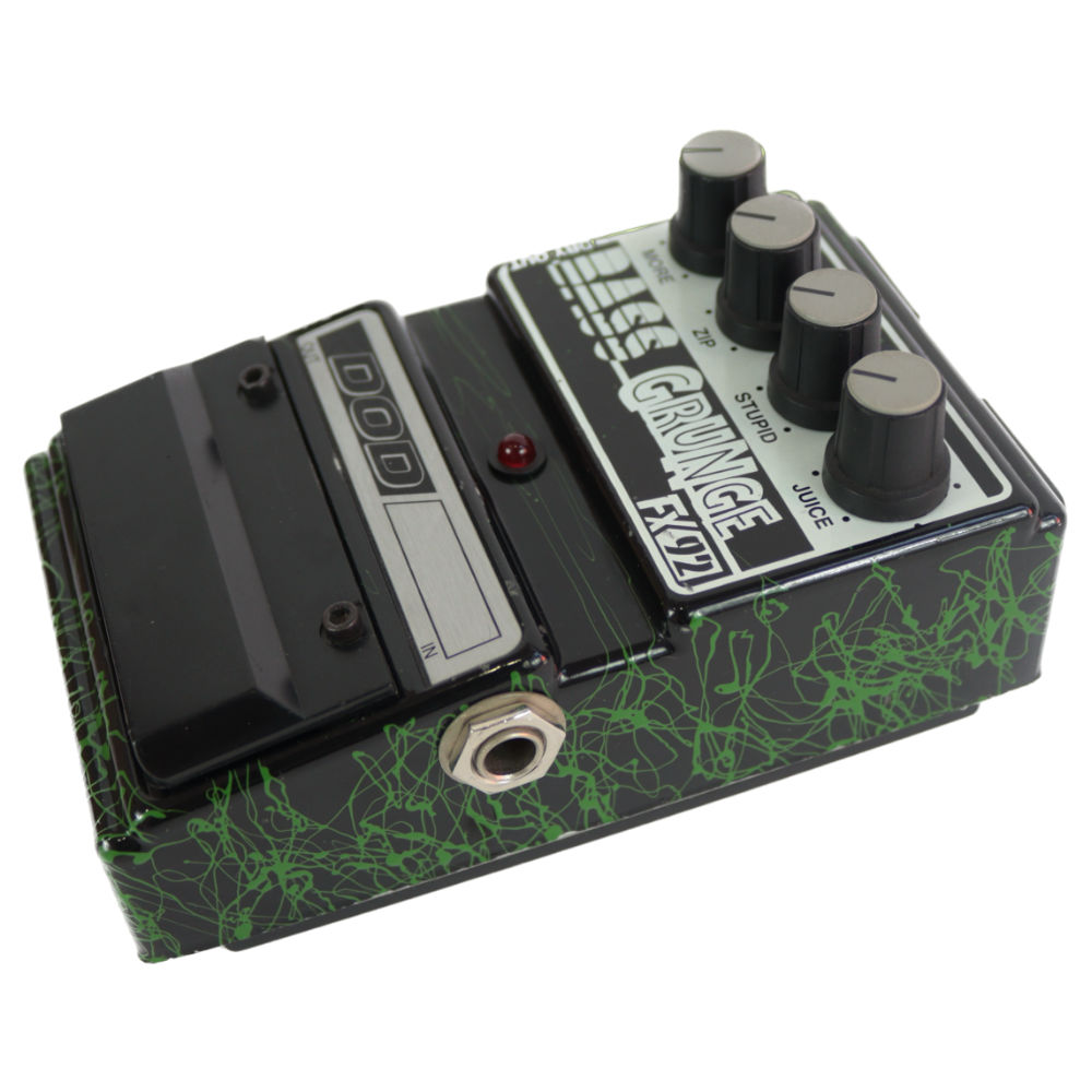 【中古】 ベース ディストーション DOD BASS GRUNGE FX92 ベースエフェクター 本体画像 斜め 2