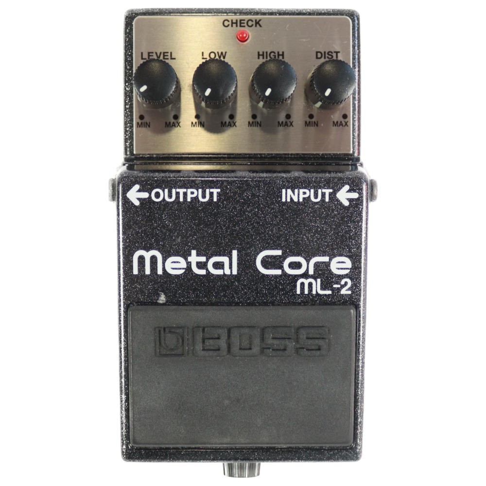 【中古】メタルコア エフェクター BOSS ML-2 Metal Core ハイゲイン ディストーション エフェクター 本体画像