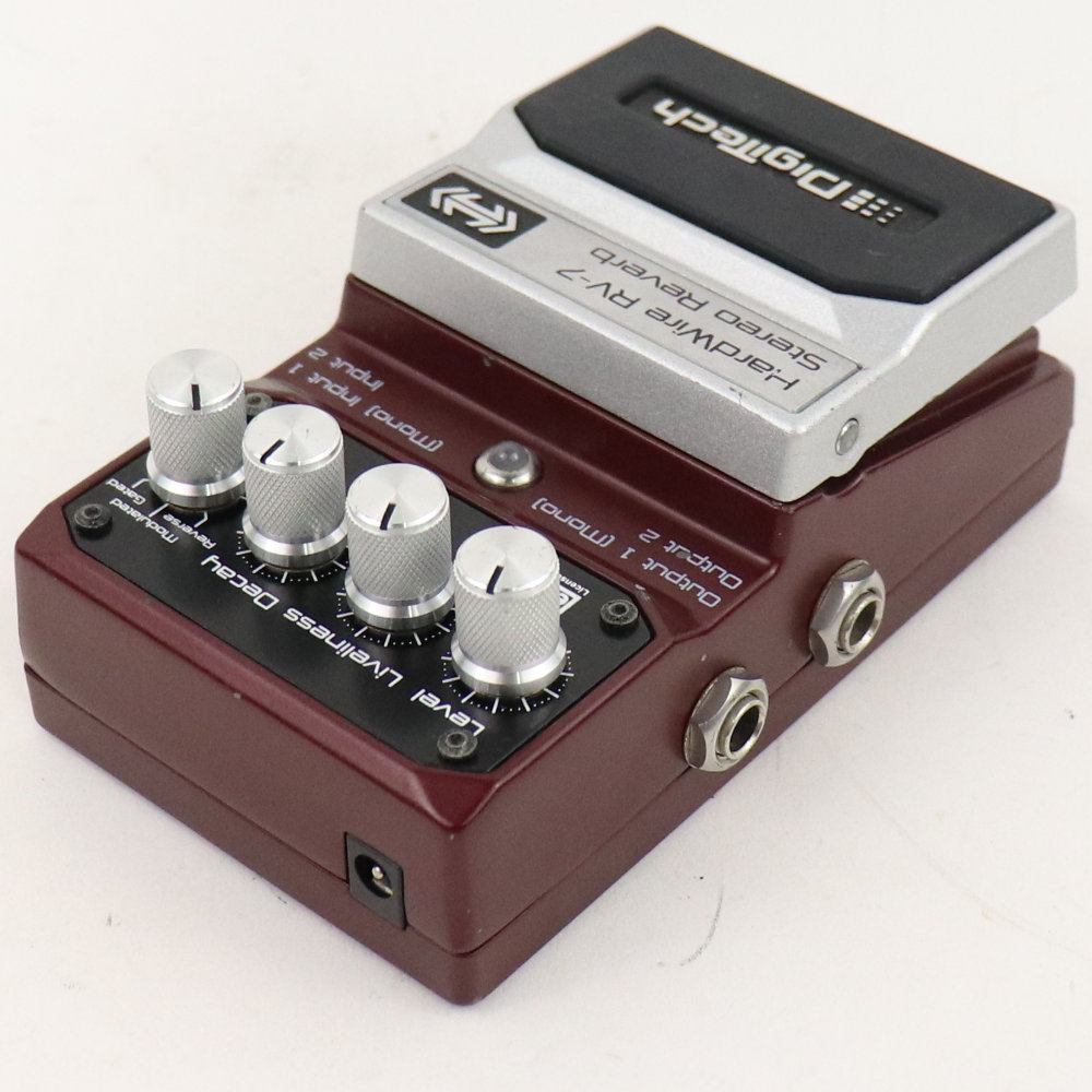 【中古】 リバーブ エフェクター DigiTech HardWire RV-7 Stereo Reverb デジテック ギターエフェクター 全体