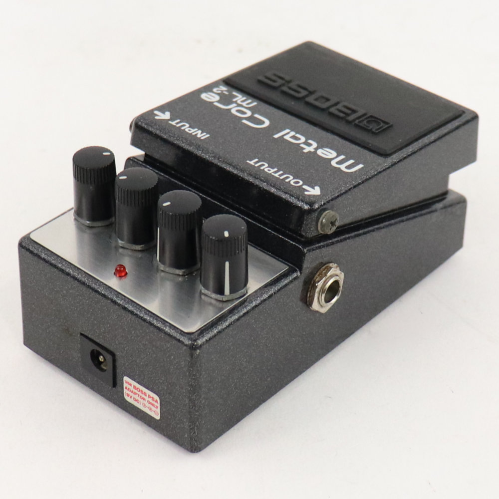 【中古】メタルコア エフェクター BOSS ML-2 Metal Core ハイゲイン ディストーション エフェクター 左サイド