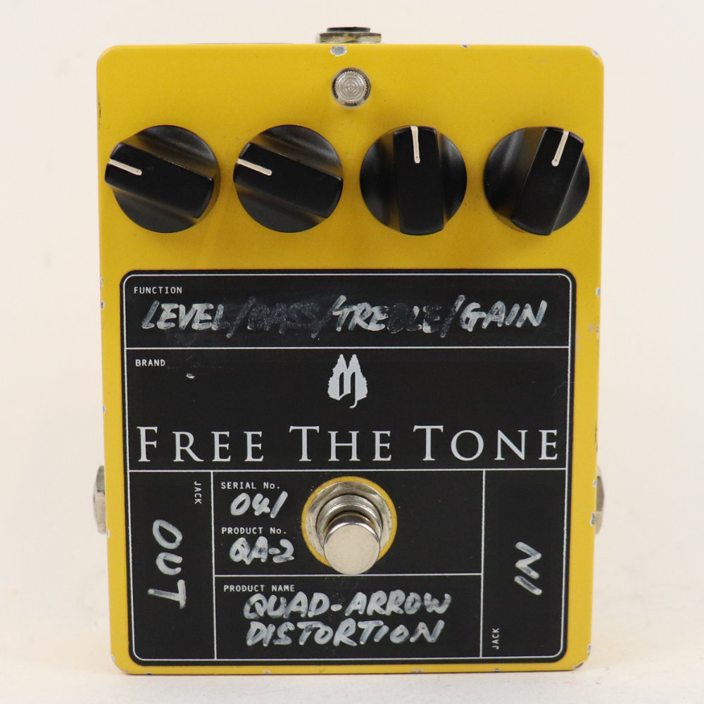 【中古】　ディストーション FREE THE TONE QUAD ARROW DISTORTION 正面