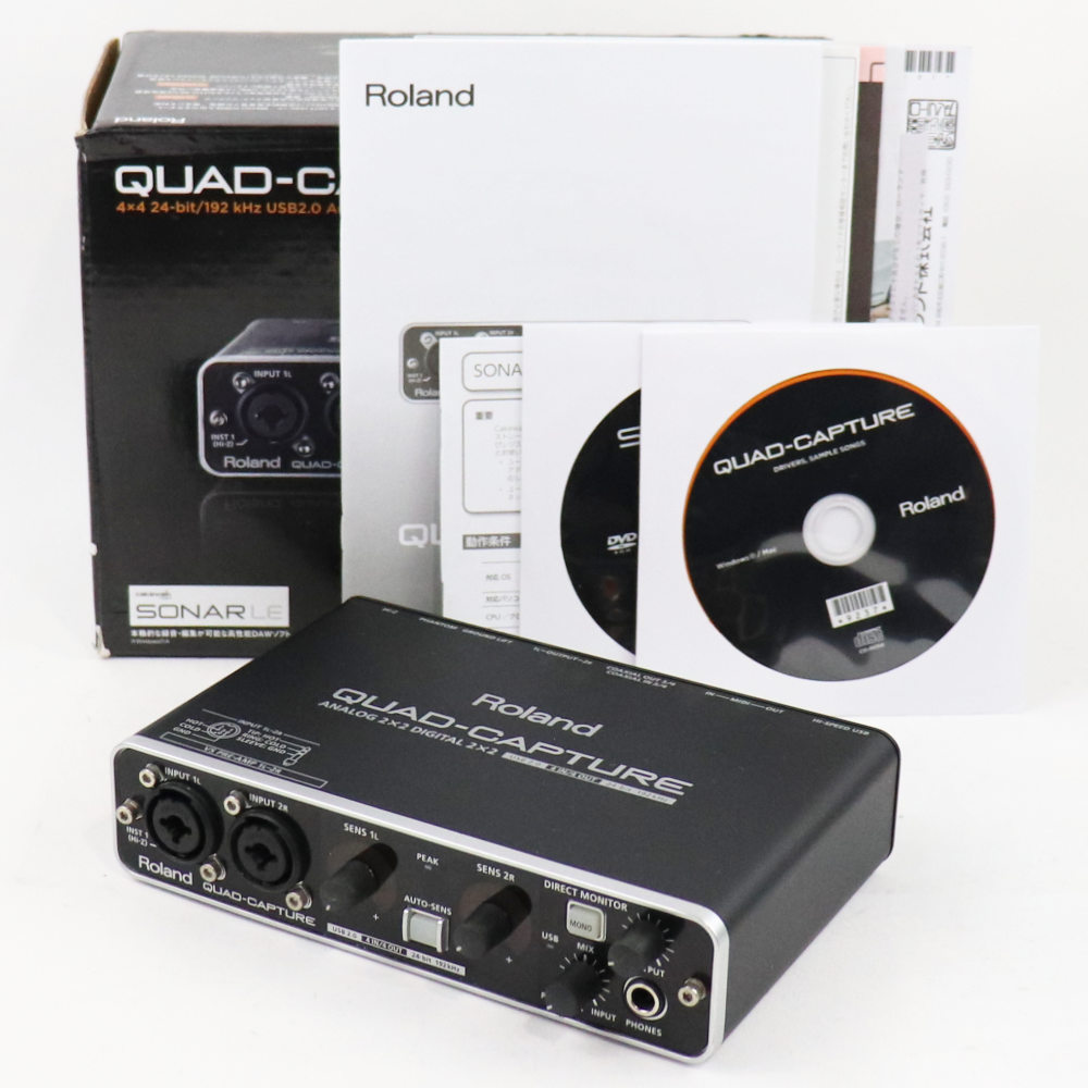 【中古】 USBオーディオインターフェース ローランド ROLAND UA-55 QUAD-CAPTURE オーディオインターフェイス