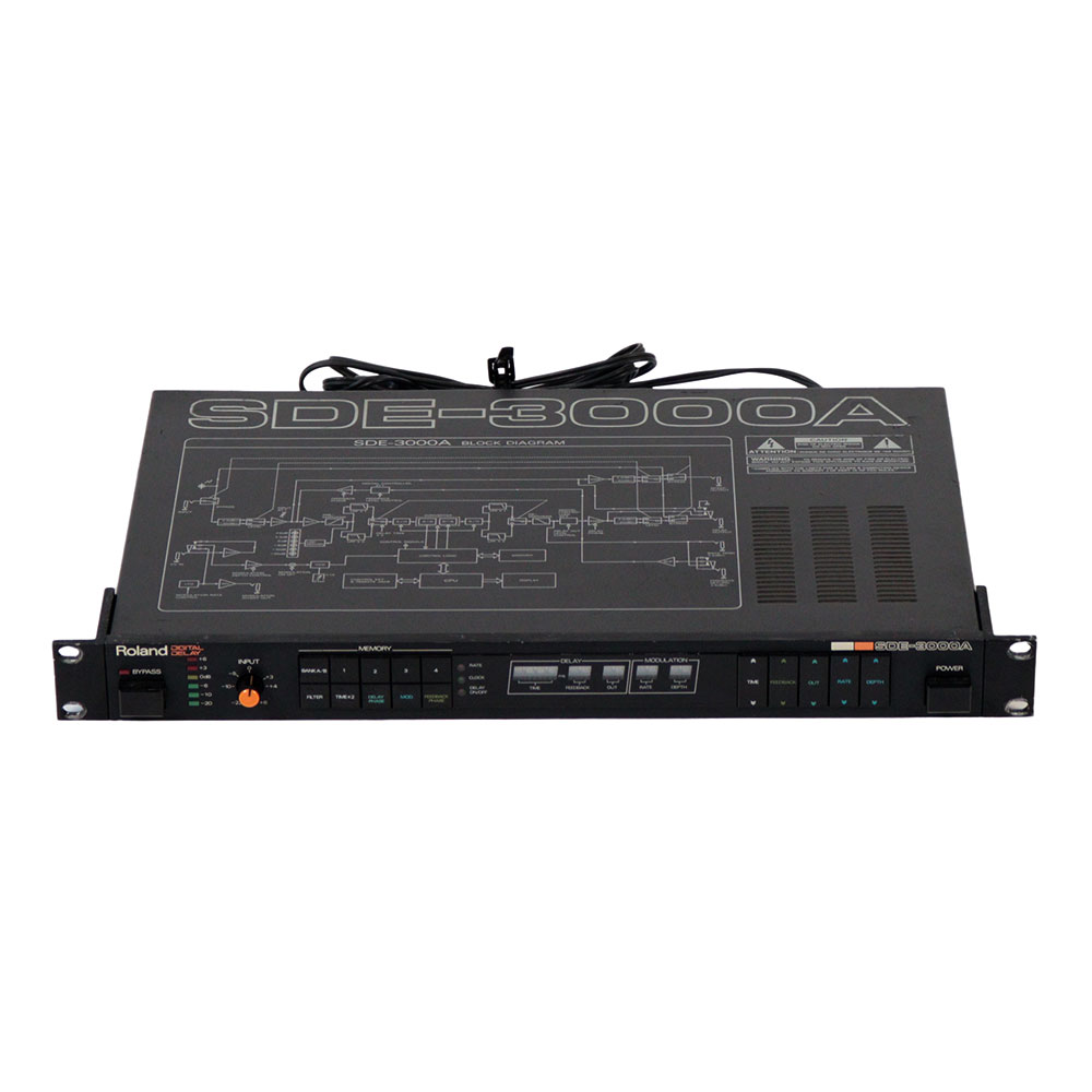 【中古】 ディレイ ラックエフェクター ローランド ROLAND SDE-3000A ラックエフェクター