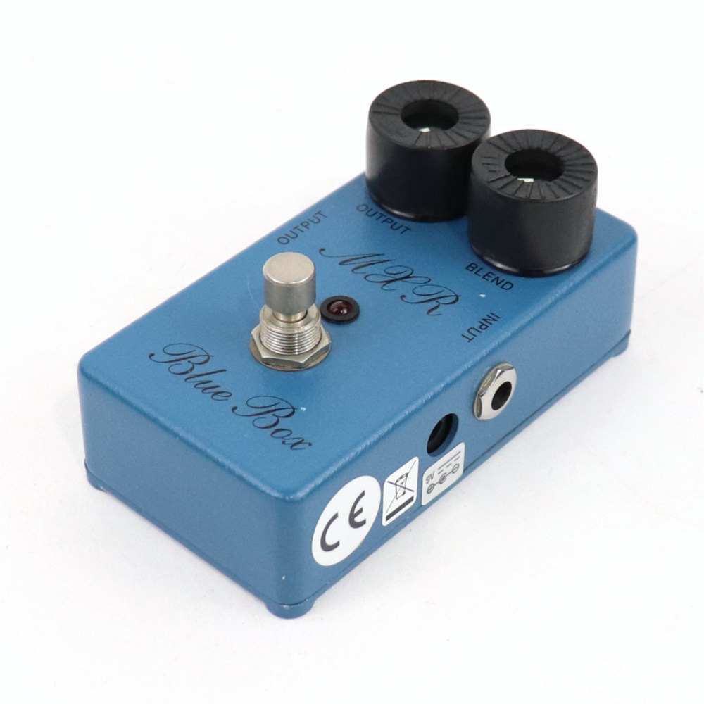 【中古】 MXR M-103 blue box Script Reissue オクターブファズ ギターエフェクター フロント斜めアングル画像