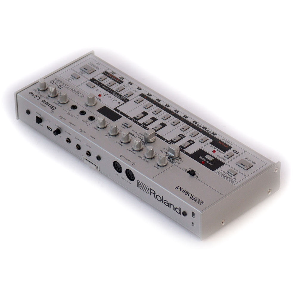 【中古】 ROLAND TB-03 Boutique Bass Line TB-303を再現したブティークシリーズ シンセサイザー 全体