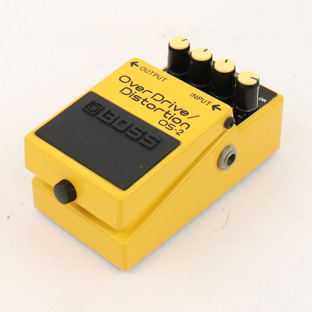 【中古】オーバードライブ ディストーション エフェクター BOSS OS-2 OverDrive Distortion ギターエフェクター 全体