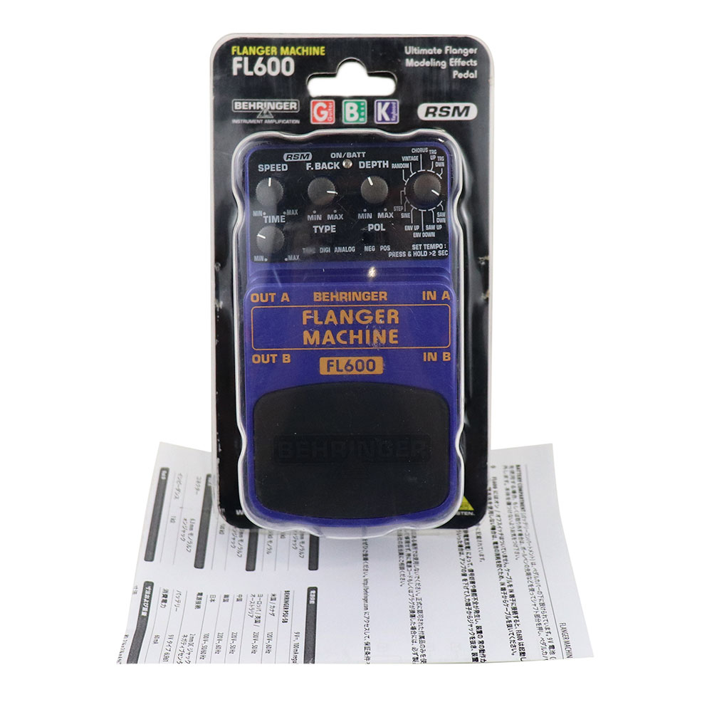 【中古】 エフェクター BEHRINGER FL600 FLANGER MACHINE フランジャーマシン ベリンガー