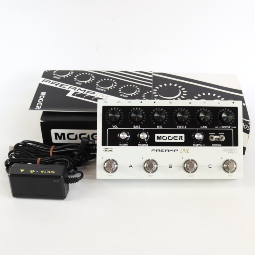 【中古】 Mooer Preamp Live デジタルプリアンプモデラー ギターエフェクター