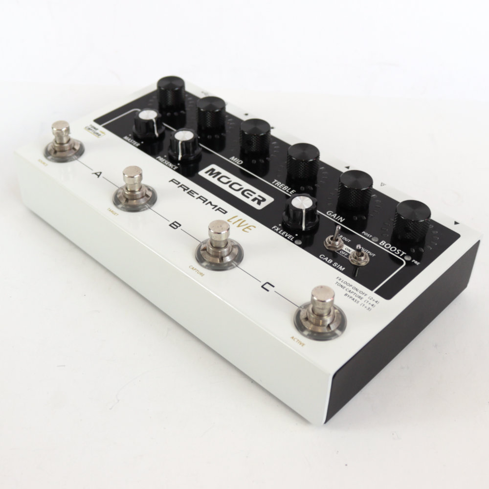 【中古】 Mooer Preamp Live デジタルプリアンプモデラー ギターエフェクター 右サイド