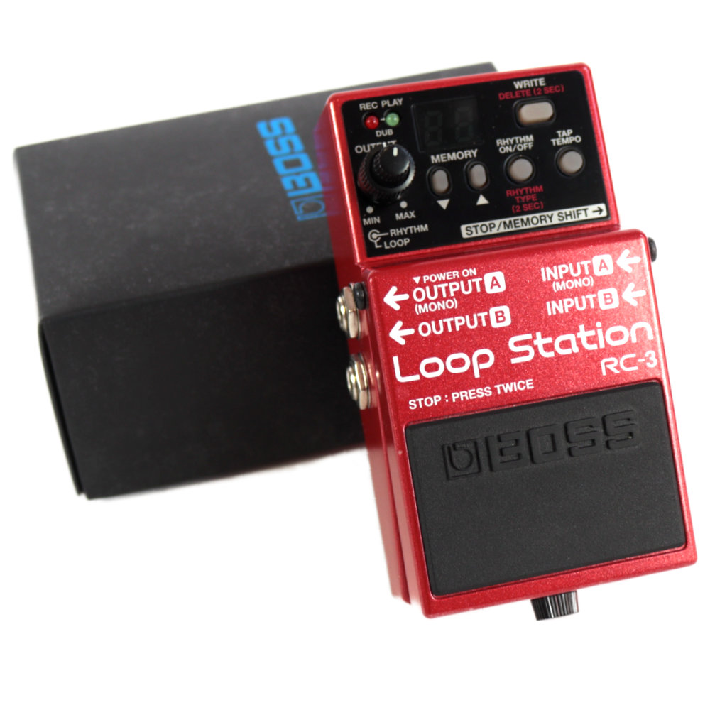 中古】 ループステーション エフェクター BOSS RC-3 Loop Station ギターエフェクター([USED] 最大3時間の録音と99フレーズのメモリー  ルーパー) | web総合楽器店 chuya-online.com