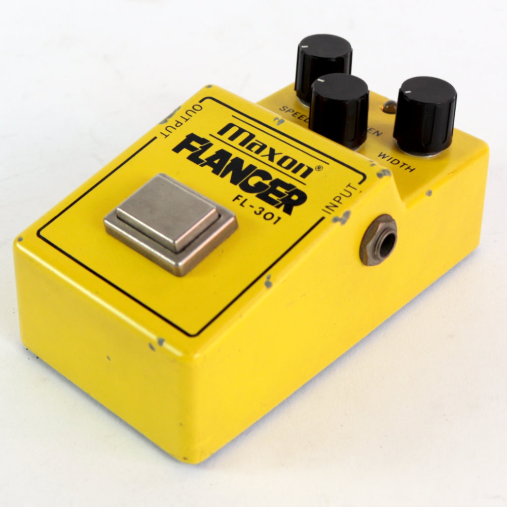 【中古】 Maxon マクソン Flanger FL-301 フランジャー ギターエフェクター 右サイド