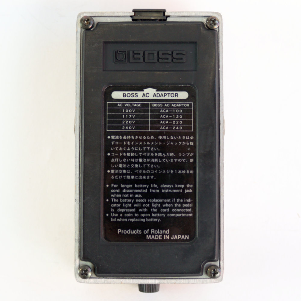 【中古】 オートワウ エフェクター BOSS TW-1 T Wah ギターエフェクター 裏面