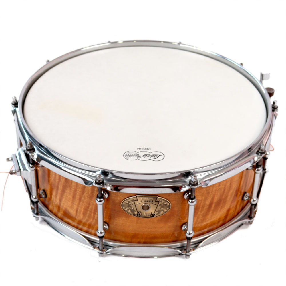 【中古】スネアドラム LUDWIG 100years Limited Edition LS560 Satinwood Classic Maple 14×5