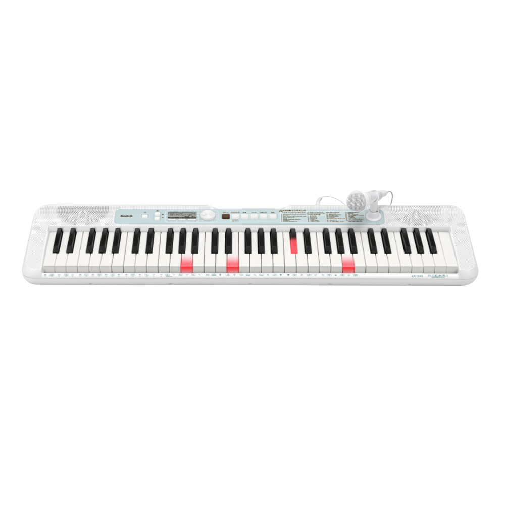 CASIO カシオ Casiotone LK-335 61鍵盤 光ナビゲーション カシオトーン キーボード フロント画像