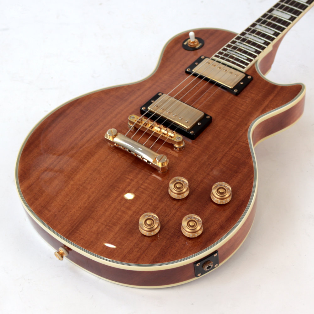 【中古】 Epiphone エピフォン Les Paul Custom PRO KOA 2017年製 レスポールカスタム エレキギター トップ