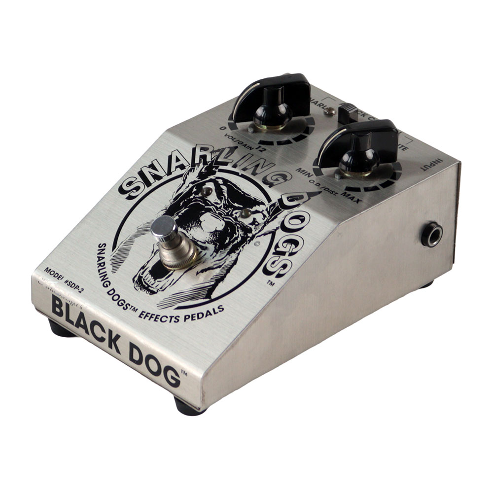 【中古】 ディストーション SNARLING DOGS SDP-2 BLACK DOG Tube-Emulated British Distortion ギターエフェクター Charlie Stringer 全体