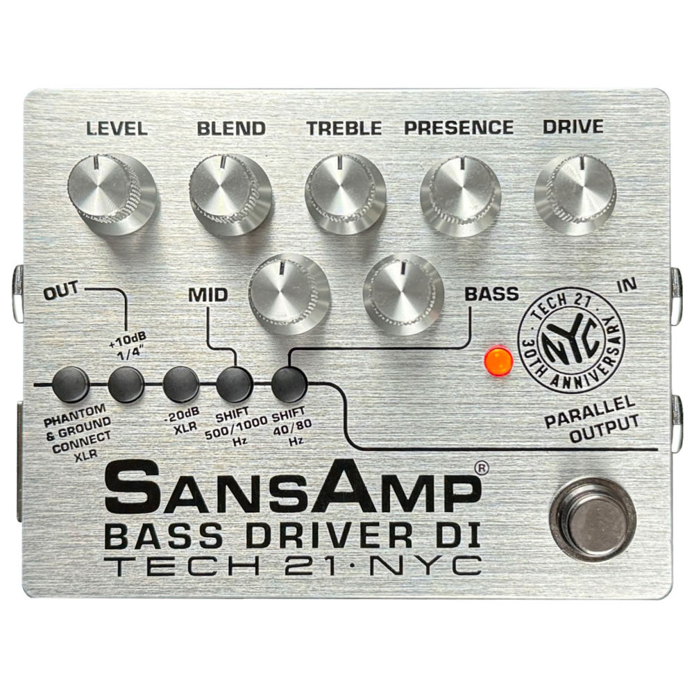 TECH21 SansAmp BASS DRIVER DI V2 30th Anniversary Model ベース用DI プリアンプ