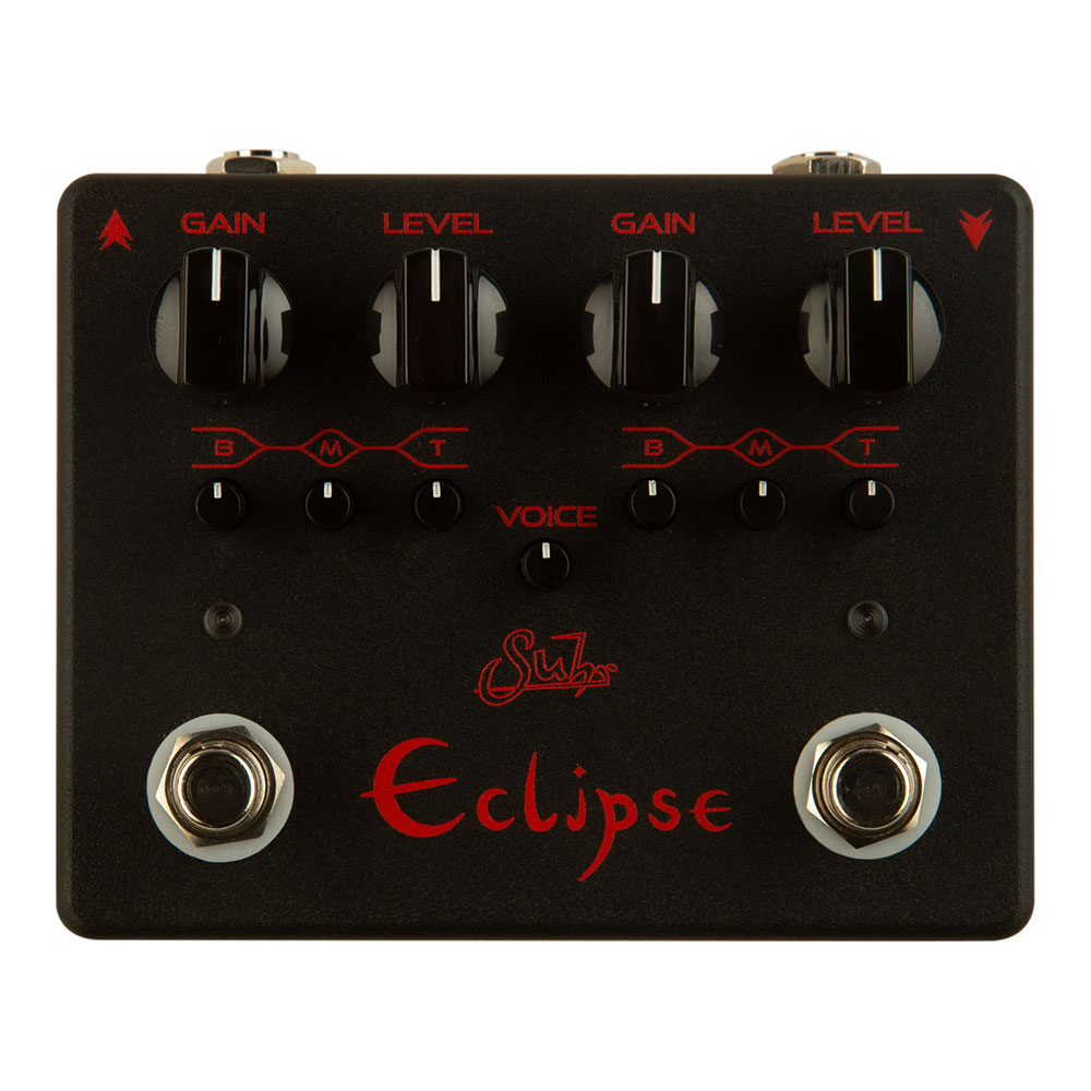 Suhr サー Eclipse Black Edition オーバードライブ ディストーション ギターエフェクター