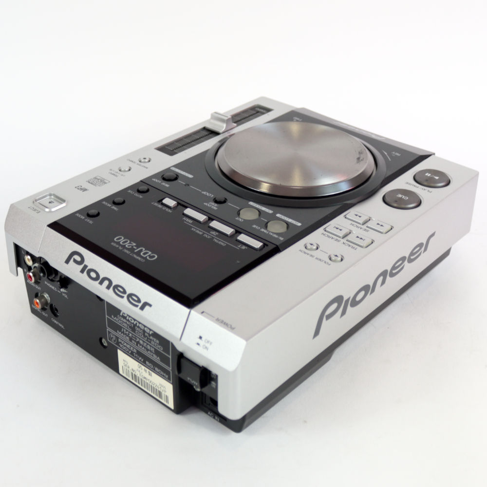 【中古】 DJ用CDプレイヤー Pioneer DJ CDJ-200 パイオニアDJ CDJプレイヤー 左背面