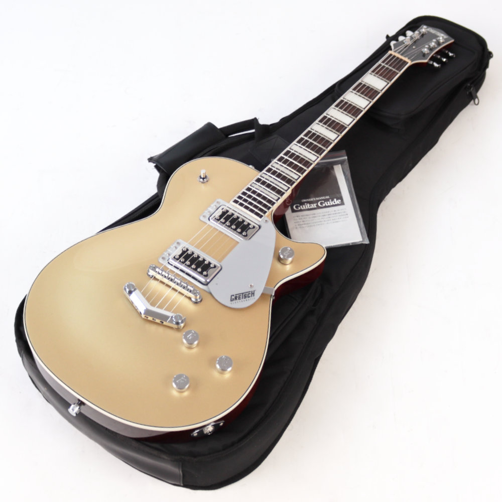 【中古】 GRETSCH G5220 Electromatic Jet BT Single-Cut with V-Stoptail CASINO GOLD エレキギター ケース、付属品