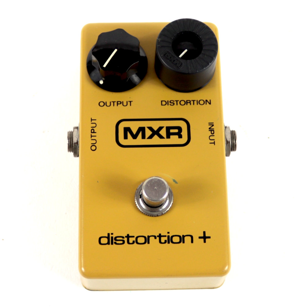 【中古】 MXR DISTORTION+ Block Logo 1981年 ギターエフェクター 正面