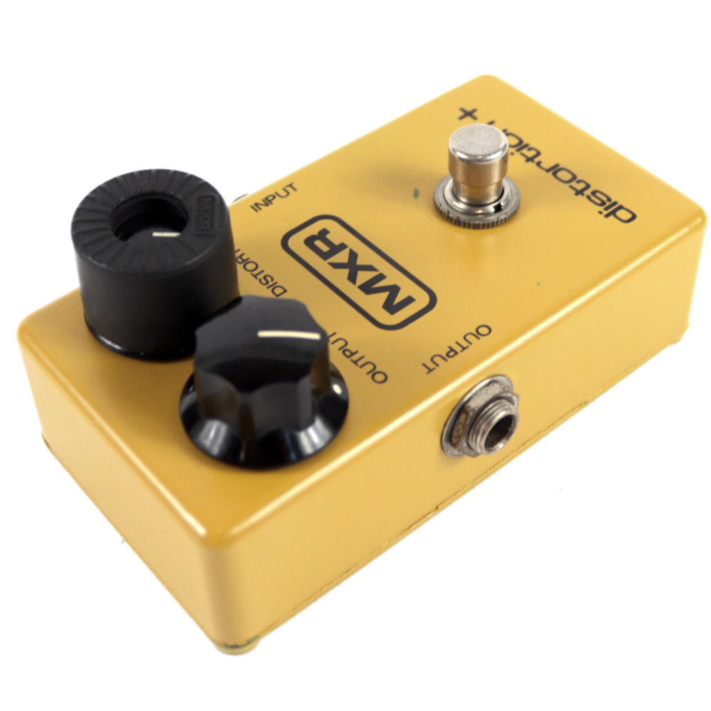 【中古】 MXR DISTORTION+ Block Logo 1981年 ギターエフェクター 左サイド