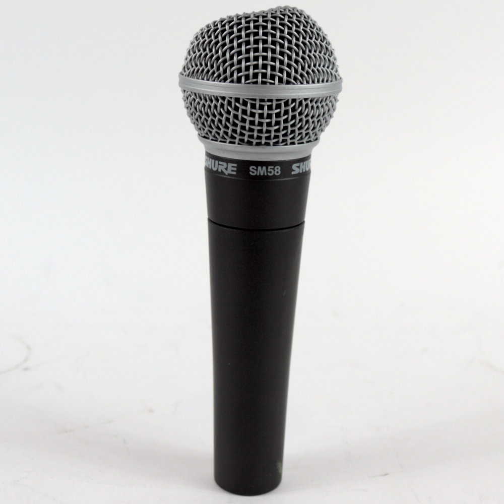 【中古】 マイク ダイナミックマイク ボーカル用 SHURE SM58 シュアー 58 ゴッパ シュア 全体