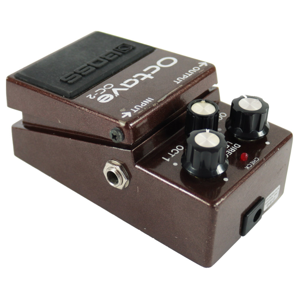 【中古】オクターブ エフェクター BOSS OC-2 Octave ギターエフェクター オクターバー 本体画像 斜め 2