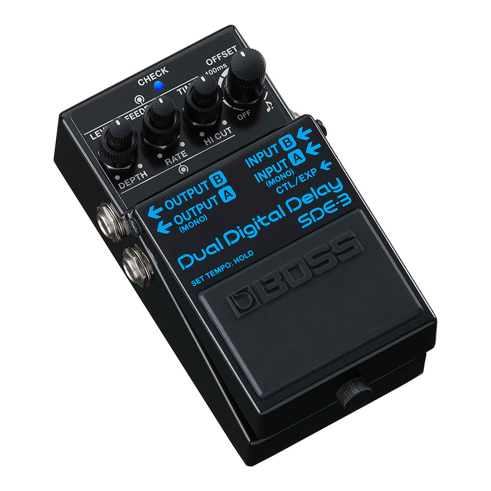 ディレイ BOSS SDE-3 Dual Digital Delay SDE-3000を再現 デュアルデジタルディレイ ボス パンニングディレイ機能搭載 全体