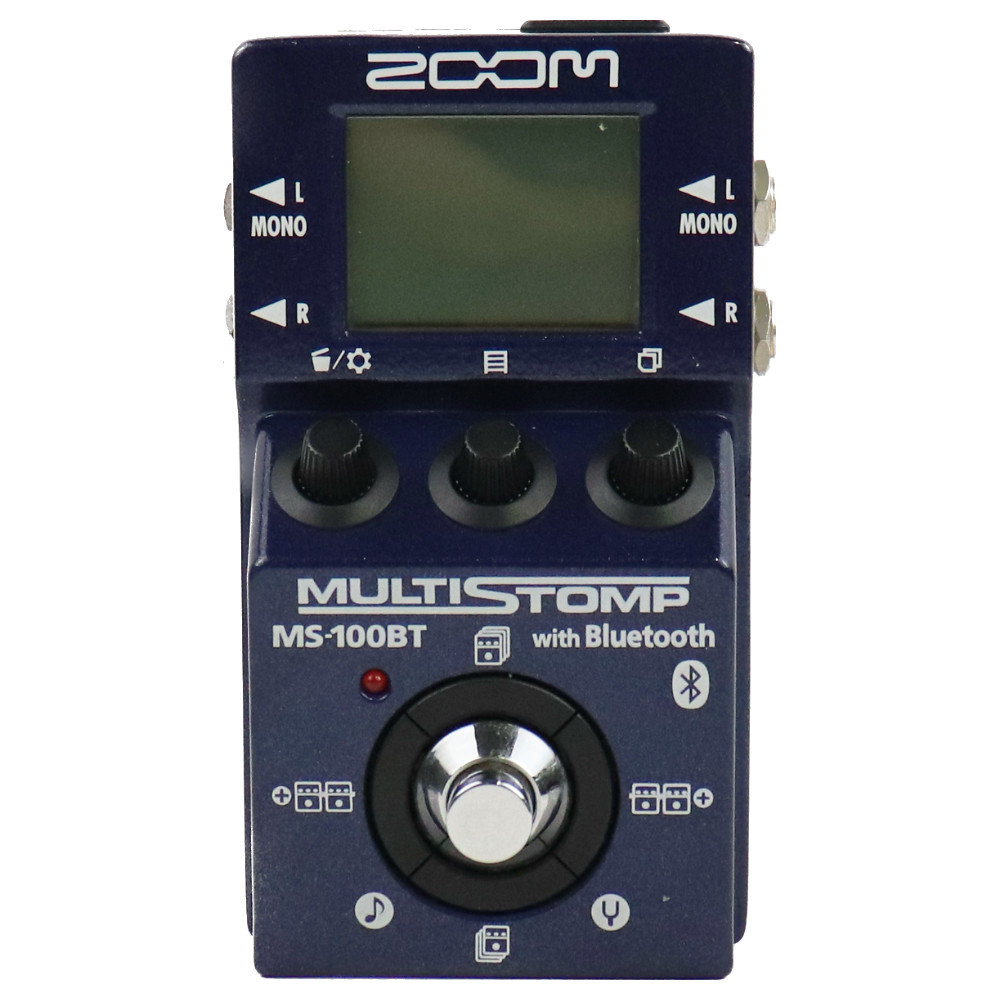 【中古】 マルチエフェクター ZOOM MultiStomp MS-100BT ズーム ギターエフェクター