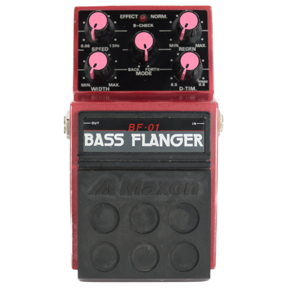 【中古】 Maxon マクソン BF-01 BASS FLANGER ベースフランジャー ベースエフェクター