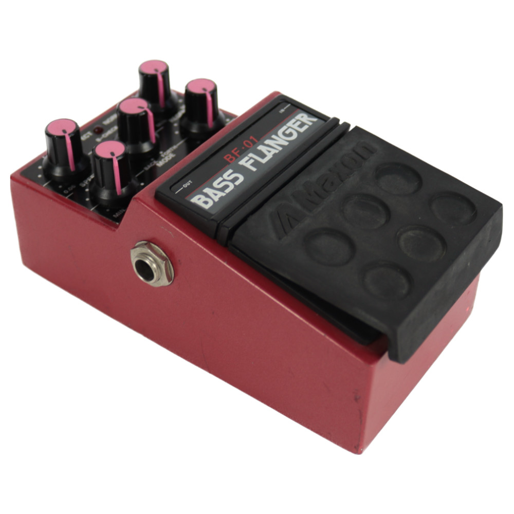 【中古】 Maxon マクソン BF-01 BASS FLANGER ベースフランジャー ベースエフェクター 本体画像 斜め 2