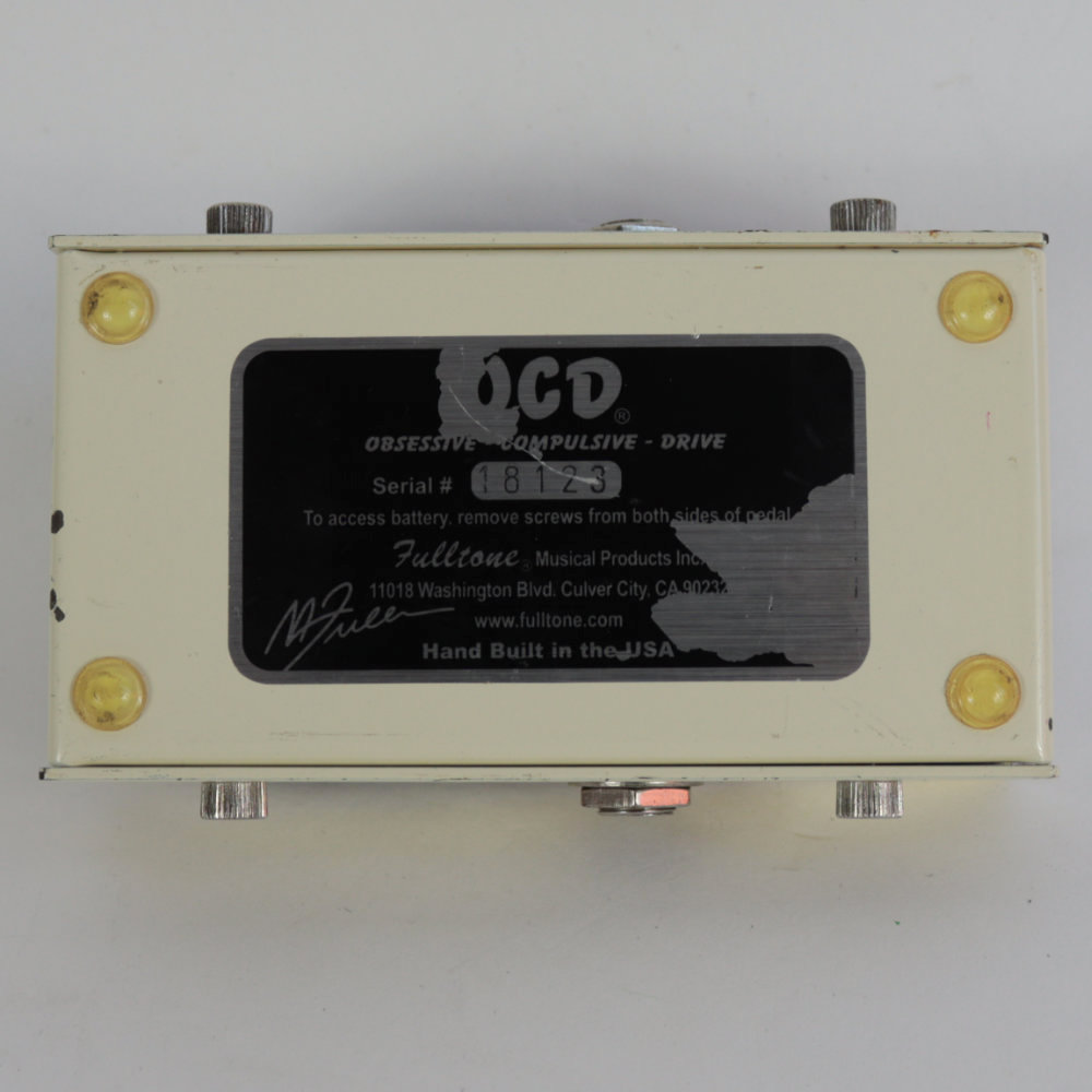 【中古】 Fulltone フルトーン OCD Ver.1.4 オーバードライブ ギターエフェクター 底面