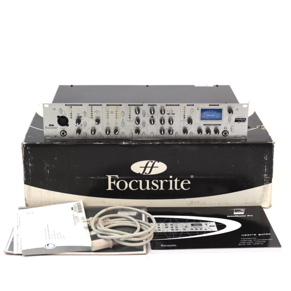 【中古】 マイク用プリアンプ フォーカスライト Focusrite VoiceMASTER Pro 本体、付属品