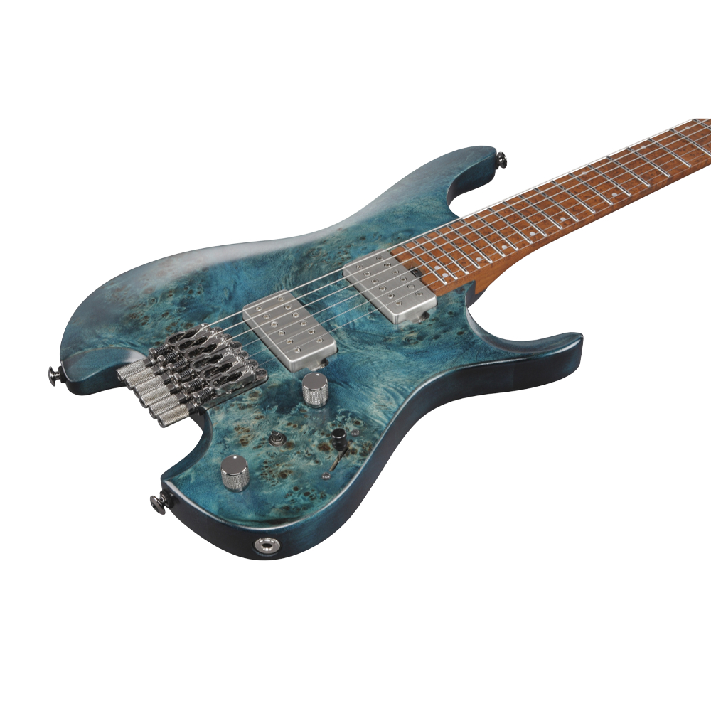 IBANEZ アイバニーズ Q52PB-COL Q (QUEST) Series Headless Poplar Burl top ヘッドレスエレキギター ボディトップ画像