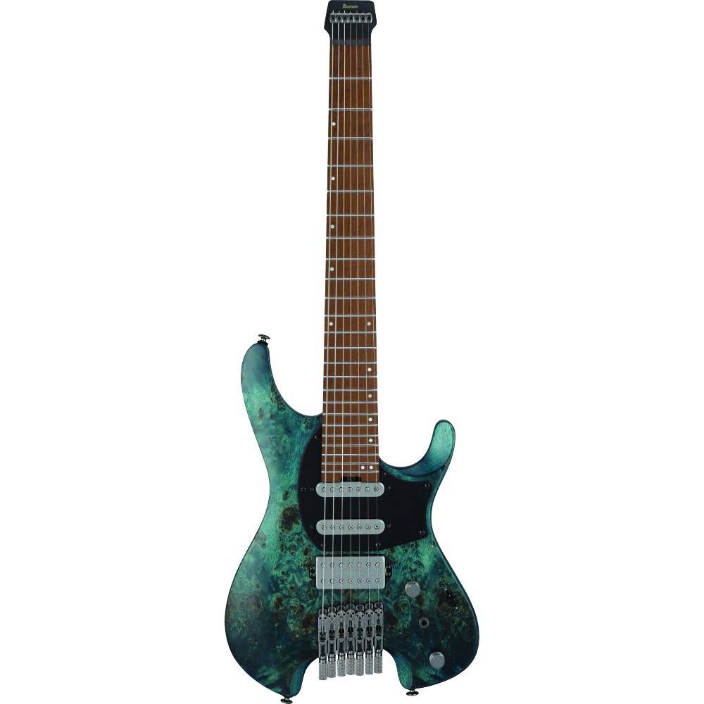 IBANEZ アイバニーズ Q547PB-COL Q (QUEST) Series Headless Poplar Burl Top w/Pickguard 7弦エレキギター ヘッドレス