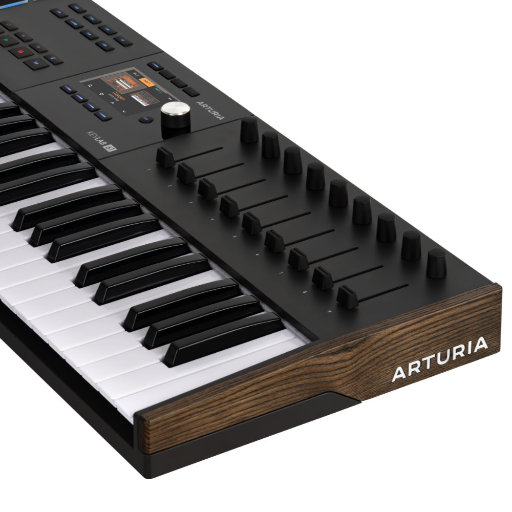 USB MIDIキーボード コントローラー ARTURIA KeyLab mk3 61 BK アートリア キーラボ 61鍵盤 ブラック バンドルソフト付き ロゴ画像