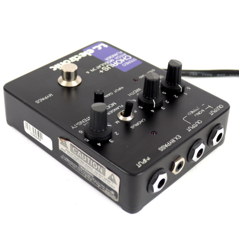 【中古】 tc electronic STEREO CHORUS+ PITCH MODULATOR & FLANGER SCF コーラス フランジャー エフェクター 右サイド