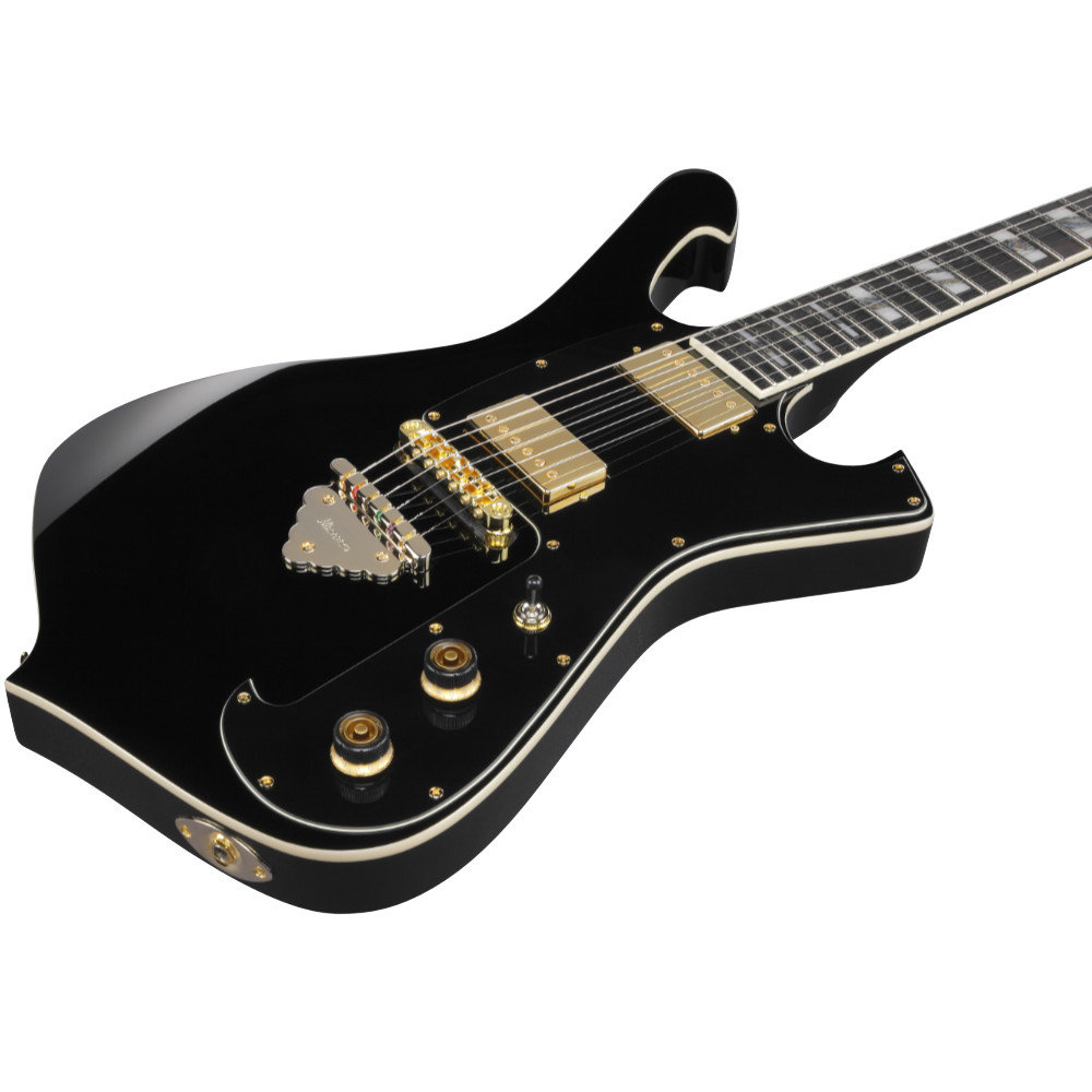 IBANEZ アイバニーズ FRM350-BK Paul Gilbert Signature Model BK エレキギター ボディ斜めアングル画像