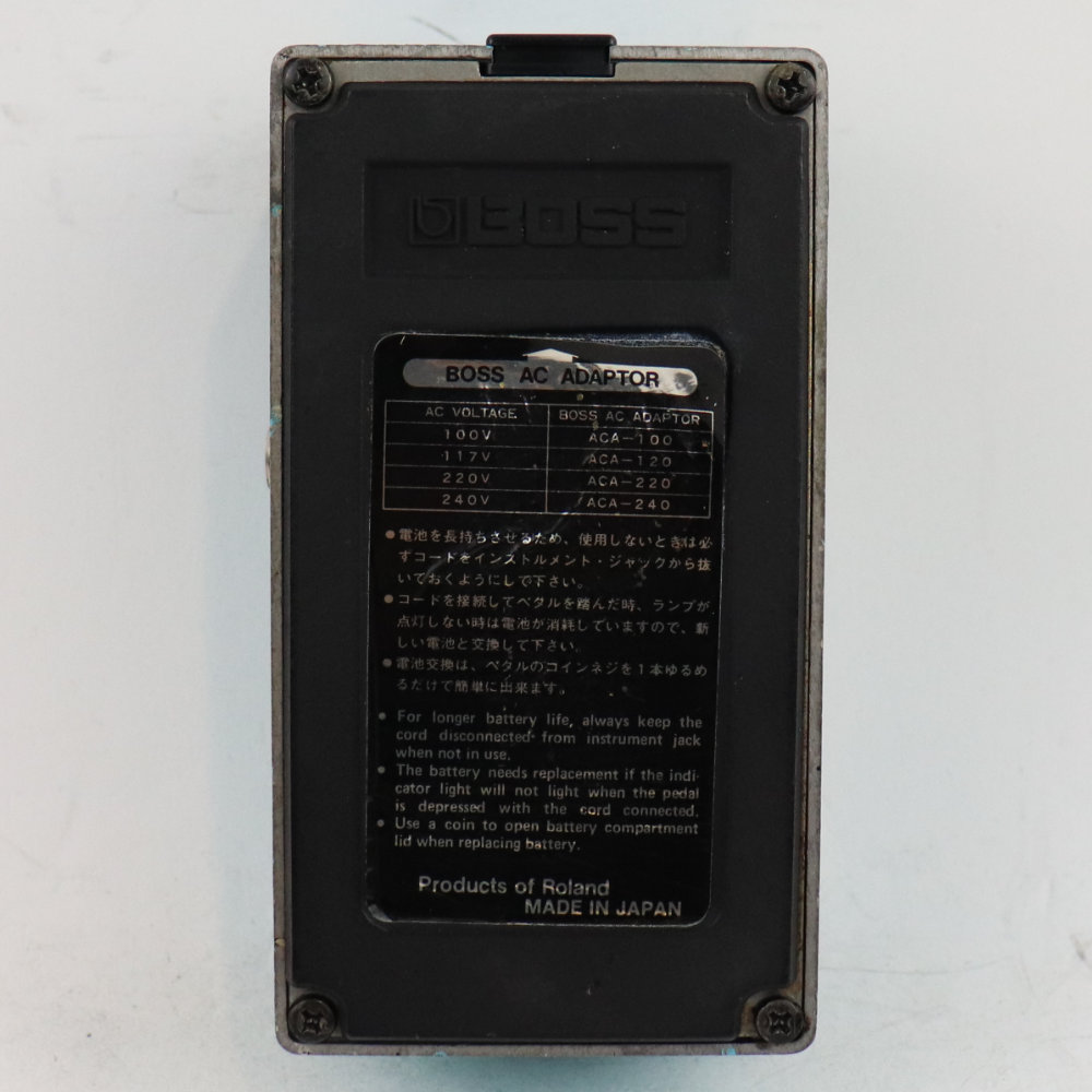 【中古】 コーラス ボス BOSS CE-2 Chorus エフェクター Made in Japan ギターエフェクター 底面