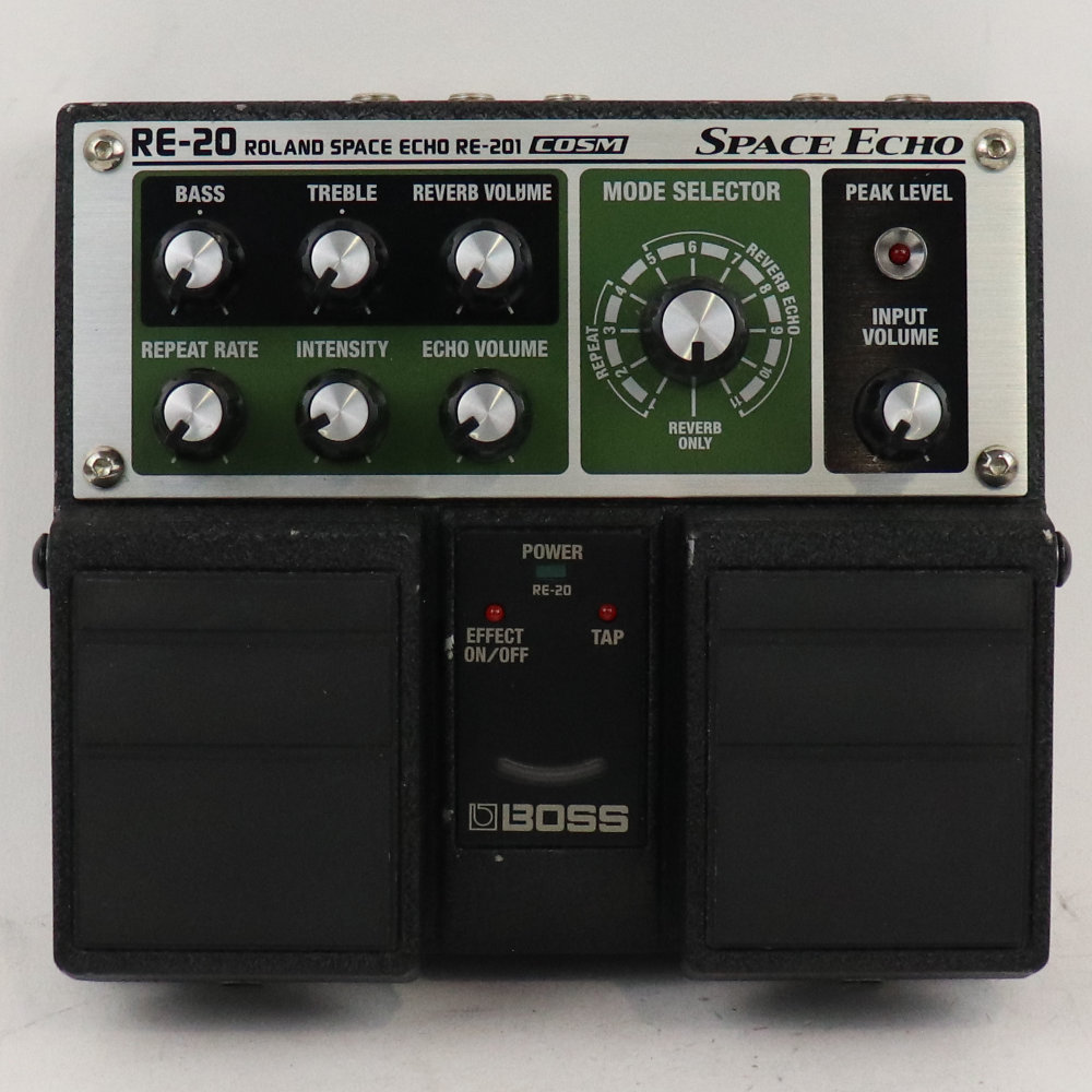 【中古】 スペースエコー エフェクター BOSS RE-20 SPACE ECHO ボス ギターエフェクター 正面