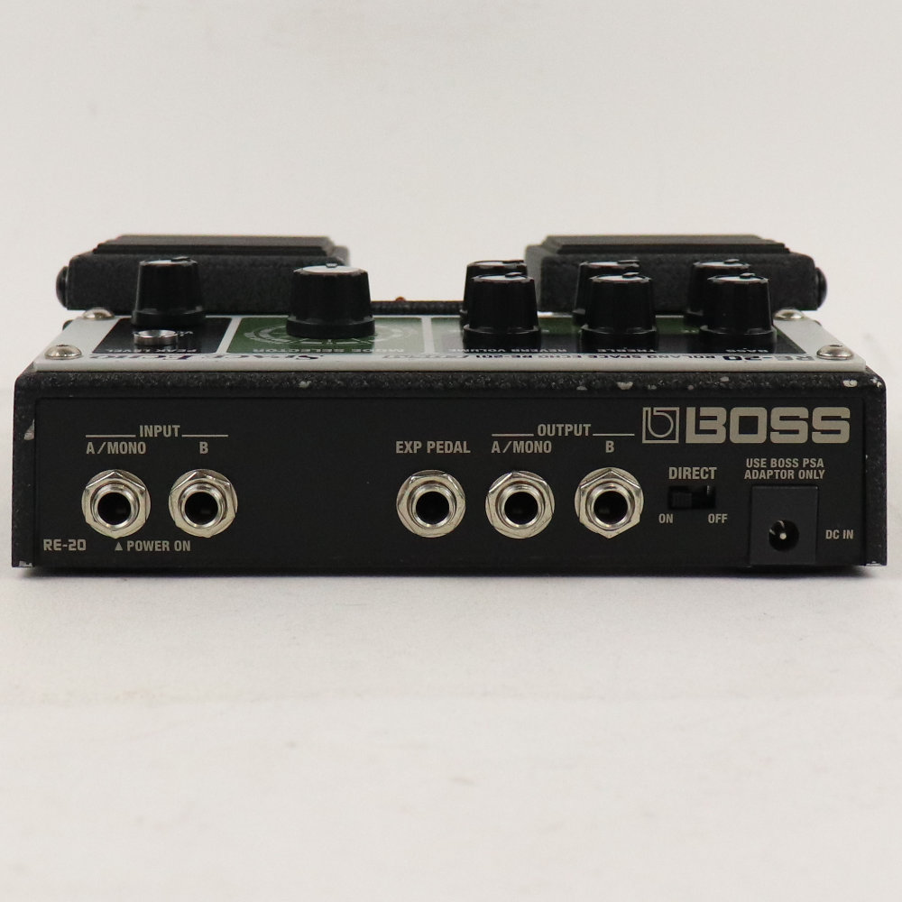 【中古】 スペースエコー エフェクター BOSS RE-20 SPACE ECHO ボス ギターエフェクター 側面