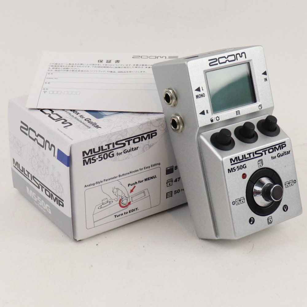 【中古】 マルチエフェクター ZOOM MultiStomp MS-50G ズーム ギターエフェクター