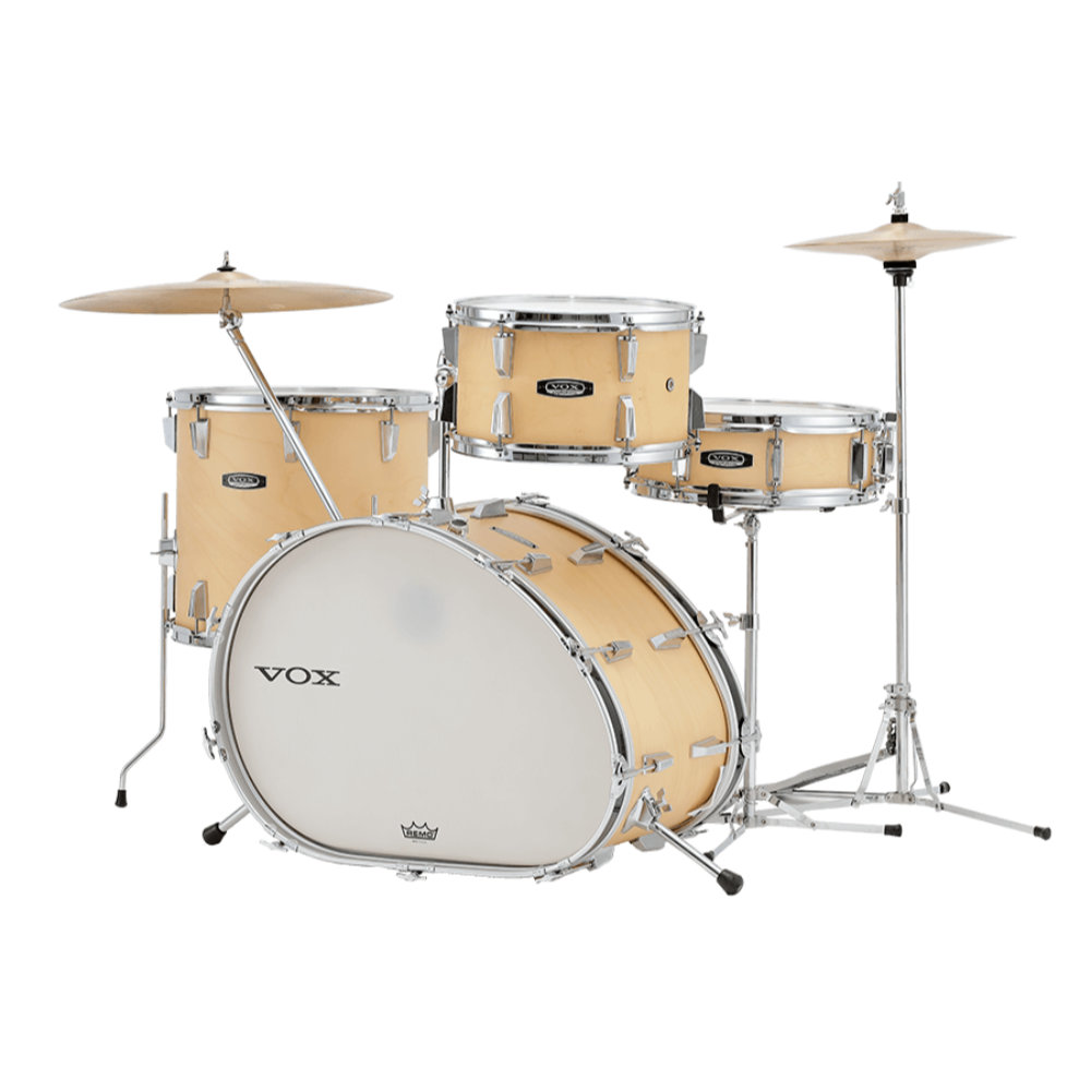 【アウトレット】 ドラムセット VOX TELSTAR MAPLE ビンテージVOXドラムの復刻版 スネアスタンド キックペダル ハイハットスタンド付き