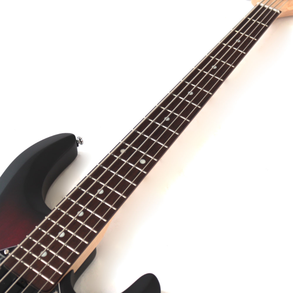 【アウトレット】 Sterling By Musicman SUB STINGRAY RAY5 RUBY RED BURST SATIN 5弦エレキベース ネック